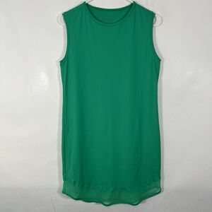 Athleta Sunlover Dress Womens Size XS Green UPF Sleeveless Nylon Lycra Spandex
